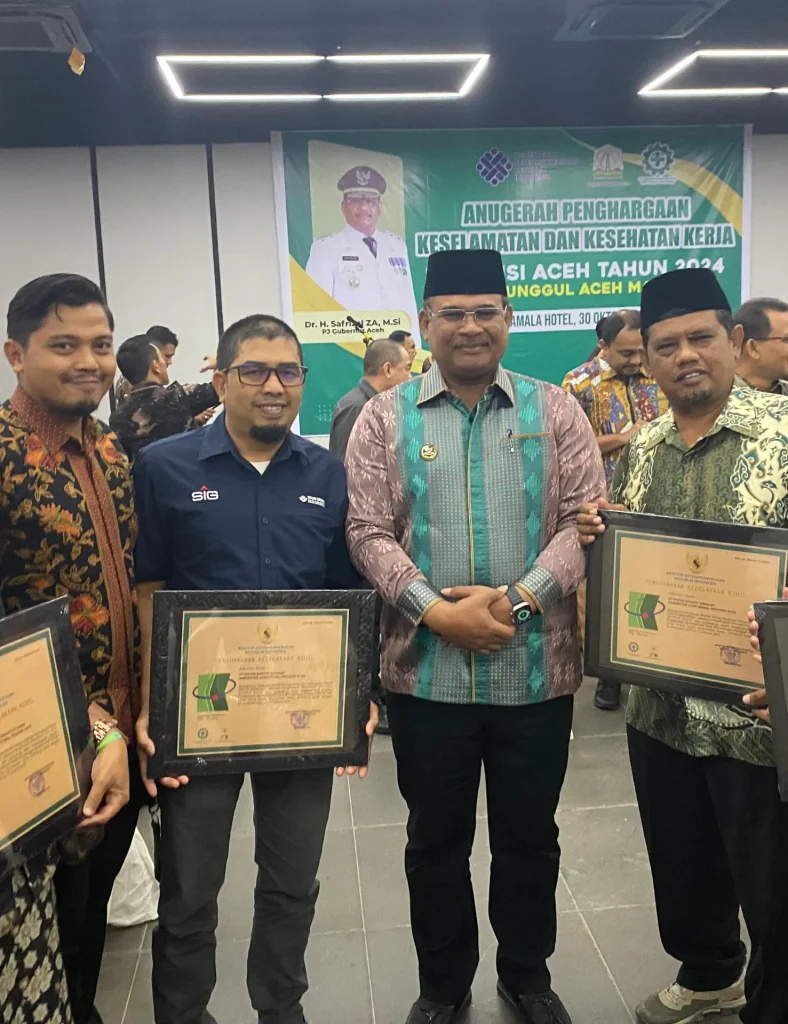 Penghargaan Nihil Kecelakaan Kerja Tahun 2023 dari Kementerian Ketenagakerjaan RI
