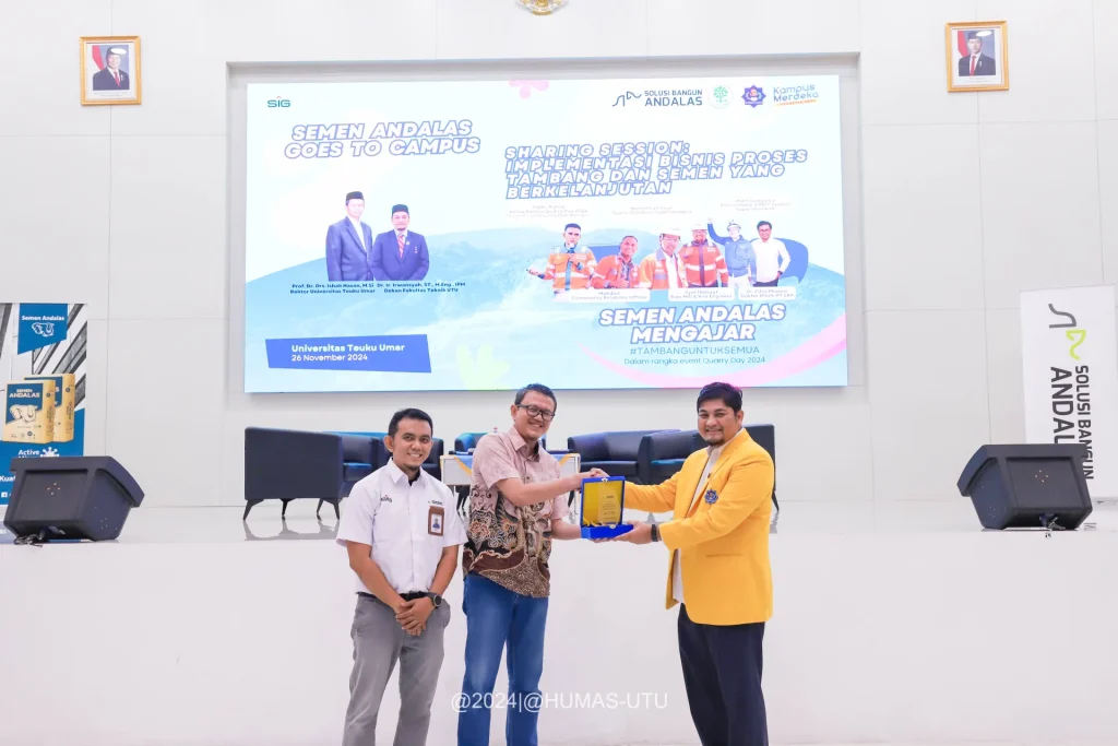 Semen Andalas Goes to Campus, Sosialisasikan Praktik Pertambangan dan Proses Produksi Semen yang Berkelanjutan