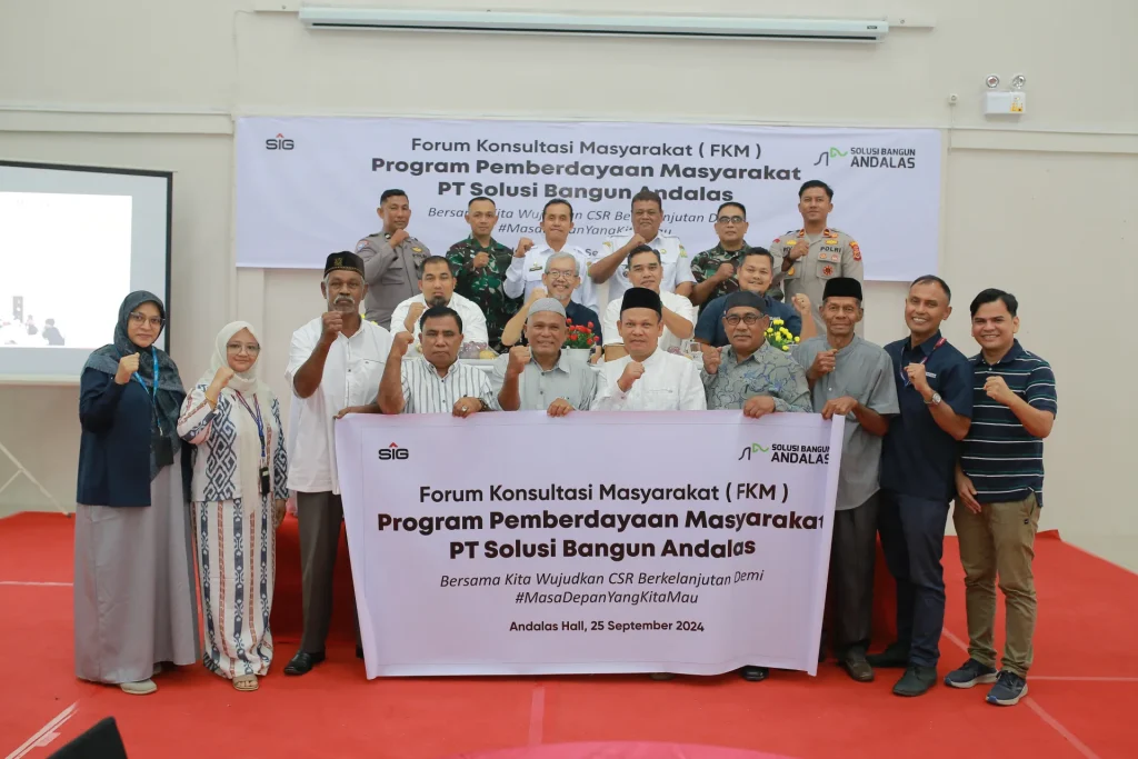 Gelar Forum Konsultasi Masyarakat 2024, Solusi Bangun Andalas TeruskanKomitmen Program CSR yang Berkelanjutan