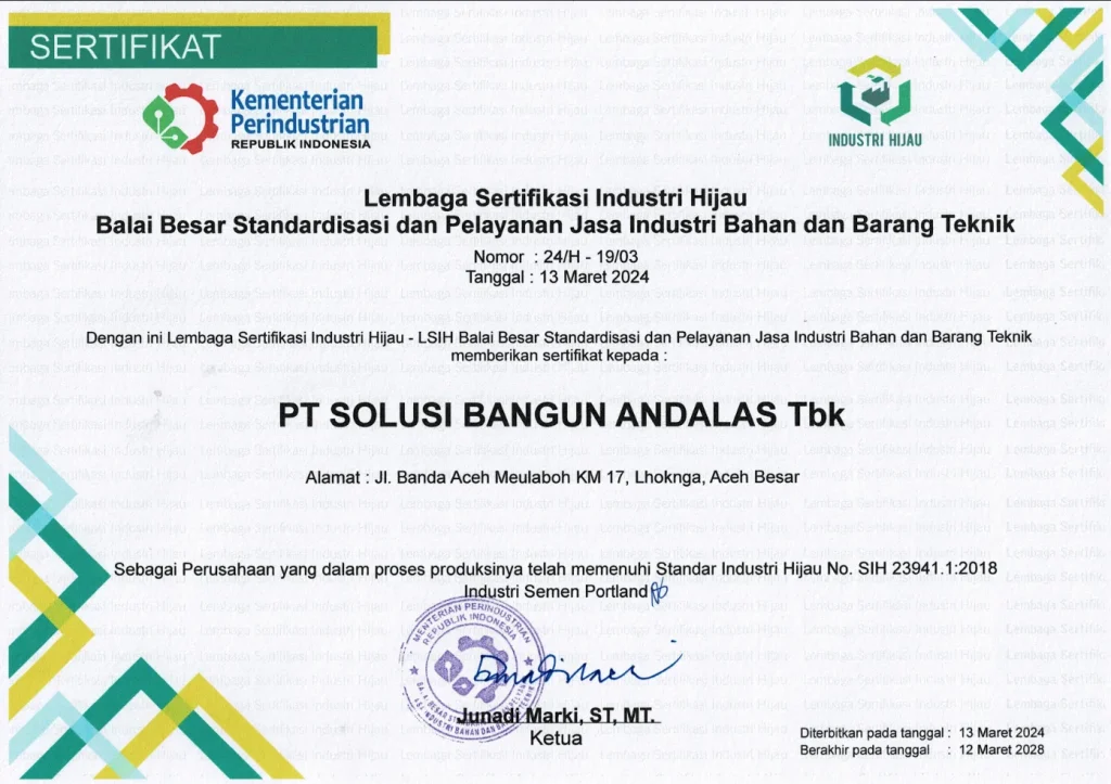 Sertifikasi Industri Hijau