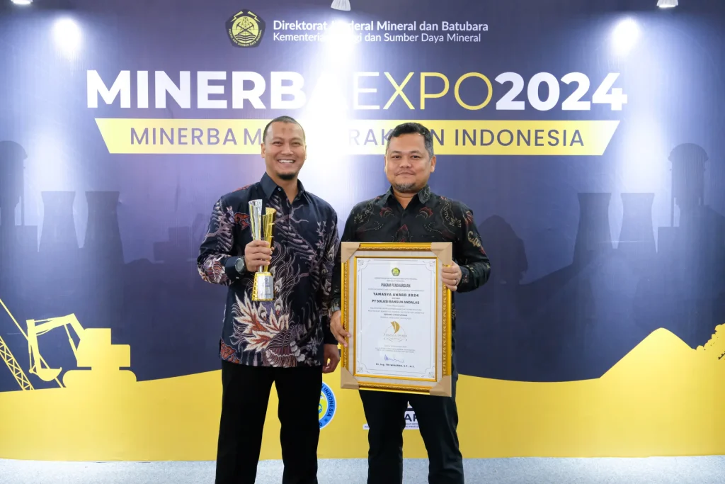Tamasya Award (Tambang Menyejahterakan Masyarakat) kategori Implementasi Bidang Lingkungan Komoditas Mineral dari Kementrian Energi dan Sumber Daya Mineral (ESDM)